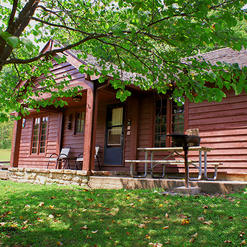 Montauk Lodge cabin.